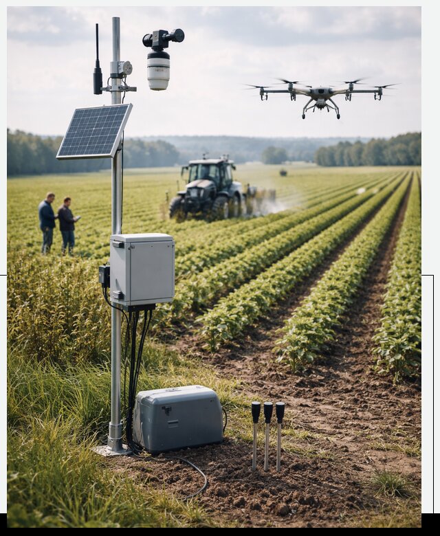 Разработка IoT мониторинга полей в Перми от 9104 р. | АвикейПрм