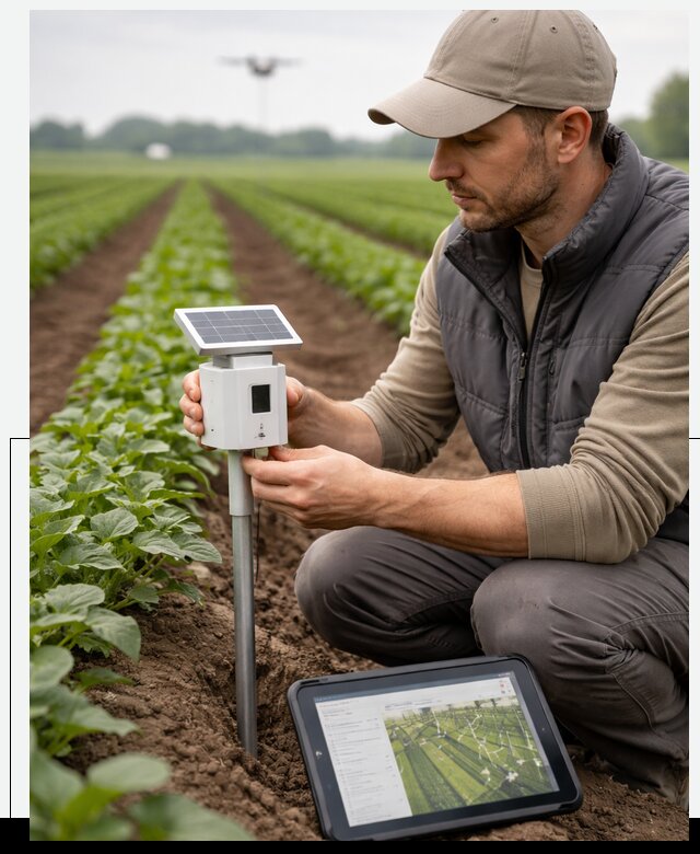 IoT мониторинг сельскохозяйственных полей и контроля в Перми